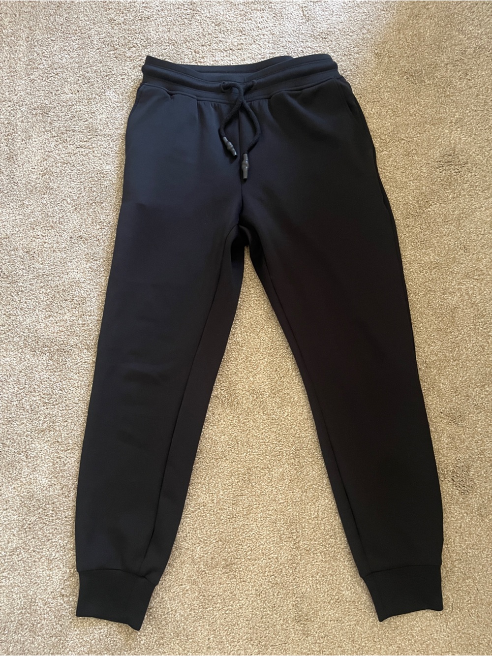 Good American Black Drawstring Joggers
